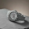 Reloj De Dama Steiner Sport Bubblegum 38mm Caratula Metálica Gris