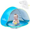 Monobeach Baby Beach Tent with Sun Hat Pop Up Portable