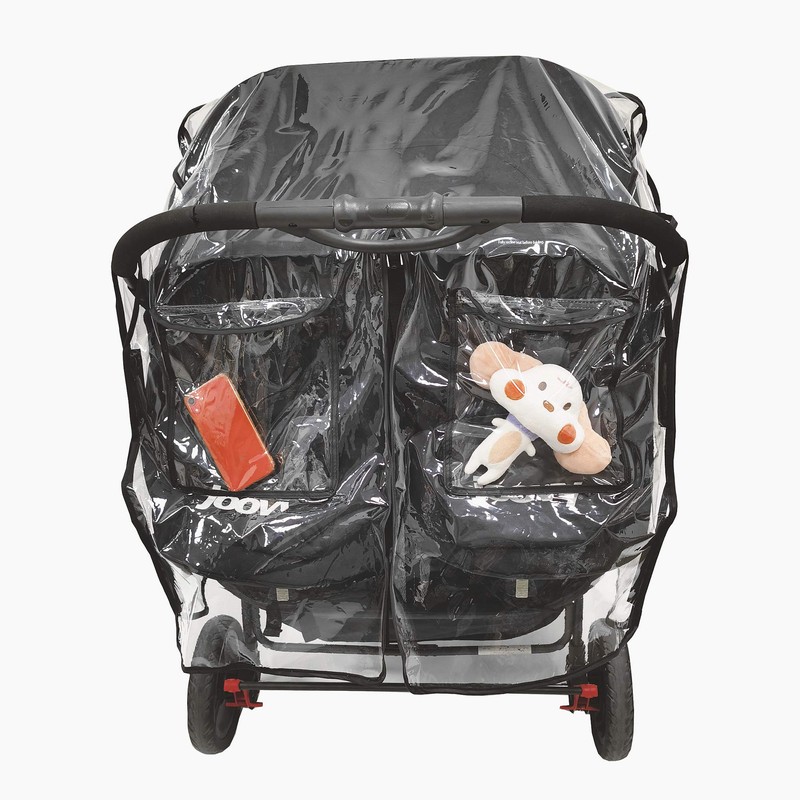 Universal Rain Cover for Double Pushchair / Protection Against Water