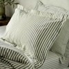Yard Hebden Mélange Stripe Pillowcases – 100% Cotton Breathable Oxford