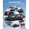 CIEVIE 4K Dash Cam Front and Rear Camera, 64GB SD