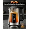 SHARDOR Electric Kettle 1.7L Stainless Steel, One Touch Start, Auto