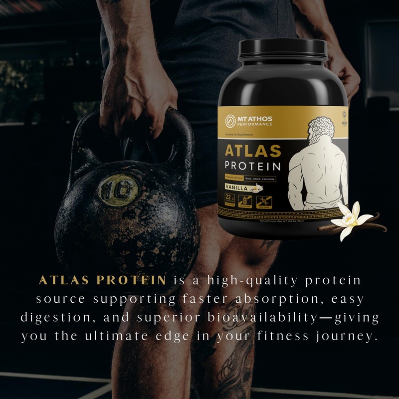Mt. Athos Performance Atlas Vanilla Protein Powder | Goat Milk