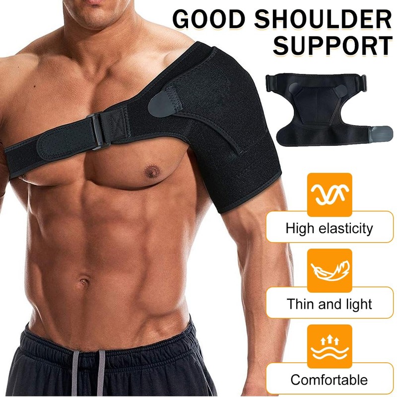 Recovery Schulterbandage für Männer und Frauen, Schulterstütze mit Druckpolster, verstellbare