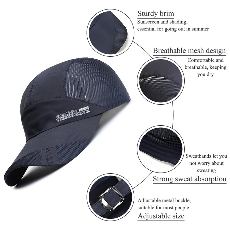 Cozyan Baseball Cap Classic Cotton Baseball Caps Adjustable Sun Protection