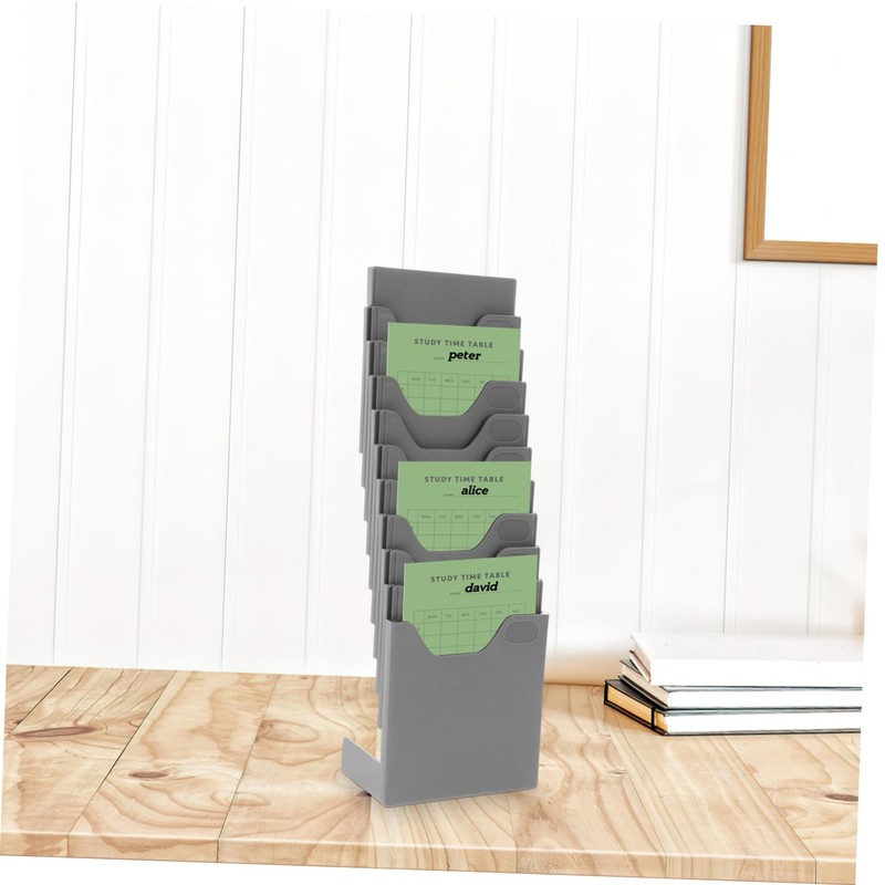 Operitacx 2pcs Heavy Duty Garage Shelving Units Pocket Holder Warehouse