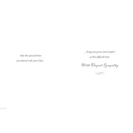 Classic Symapthy Card Sad Loss of Your Dad - 8 x 6 inches - Regal Publishing, C80804,Green