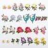 28PCS Mini Flower Embroidery Iron on Patches for Clothing Sewing