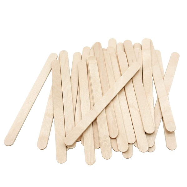KTOJOY KTOJOY 200 Pcs Craft Sticks Ice Cream Sticks Natural