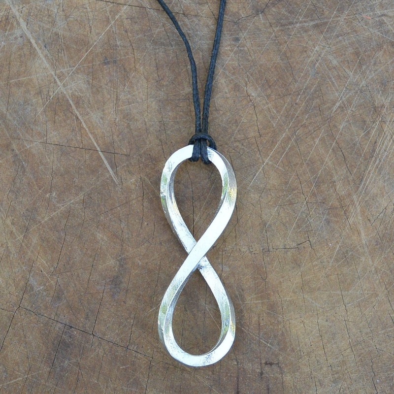 William Sturt Infinity Pendant Infinity Loop Necklace Handmade in Fine