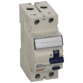 GEWISS - GWD4617 - Interruttore Differenziale Puro - Idp Na - 2P 25A Tipo AC Istantaneo Idn=0,03A 230V - 2 Moduli