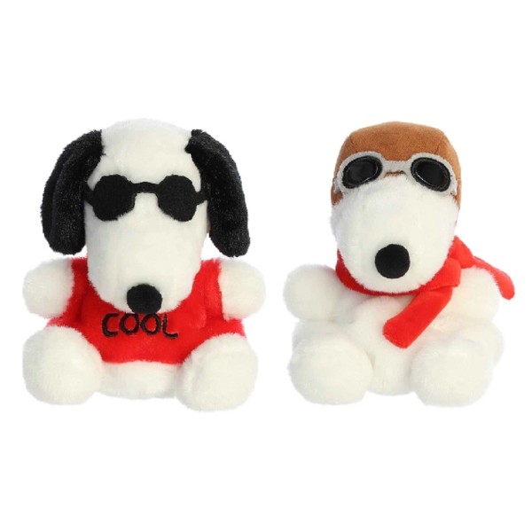 Aurora Peanuts Palm Pal Plush Bundle, Joe Cool and Flying