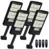 Cenfmlt Solar Street Lights Outdoor 4 Pack, Dusk to Dawn