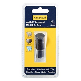 Kempston 88000 Wet/Dry Mini Diamond Hole Saw, 3/4"