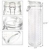Yesland 2 Pcs 60 Oz Glass Food Storage Jar Canister