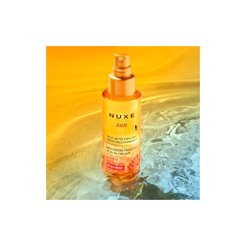 Nuxe Sun Huile Lactée Capillaire Protectrice Hydratante 100