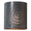 Irvin's Country Tinware 724CRT - Chisel Pattern One-Light Wall Sconce
