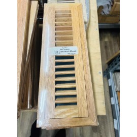 Elegance Plyquet Prefinished Red Oak Natural Flush Vents with damper