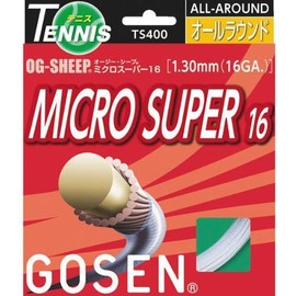 GOSEN OG-Sheep Micro Super, 16L Natural 40' Super All-Round Performance, Synthetic Tennis String