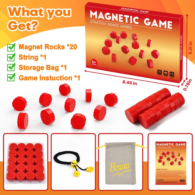 Magnet Game, Magnetic Game Chess Board Games for Kids 8-12,