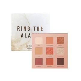 COSME DELi [Japan Limited] FOCALLURE Fukallua Eyeshadow 9 Colors Eyeshadow Palette (#01 Ring Alarm RING THE ALARM) 0.4 oz (11.25 g)