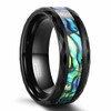 Frank S.Burton Tungsten Rings for Men Women Wedding Bands 8mm
