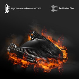 Real Carbon Fiber Mud Guard - Rear Cushion Fender Rear Fender Plastic Taparia Carbon Fiber Parts for Talaria Sting MX3/MX4 Talaria Electric Dirt Bike Talaria Sting r Bike Accessories