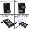 DSTE 2-Pack NP-BX1 + Rapid Dual Charger Compatible with Sony
