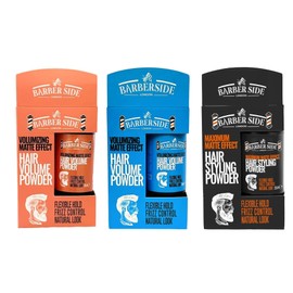 Ican Barber Side London Hair Styling Powder Set, Volumizing Matte Effect, Texturising, 20g, 3 Pack