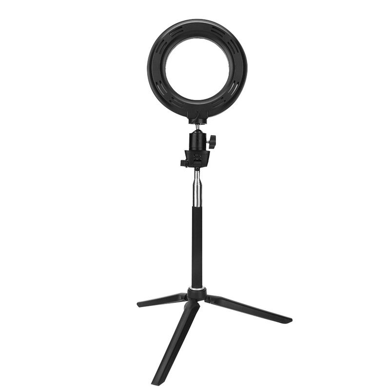 6 Inch Ring Light Dimmable LED Fill Light with Stand