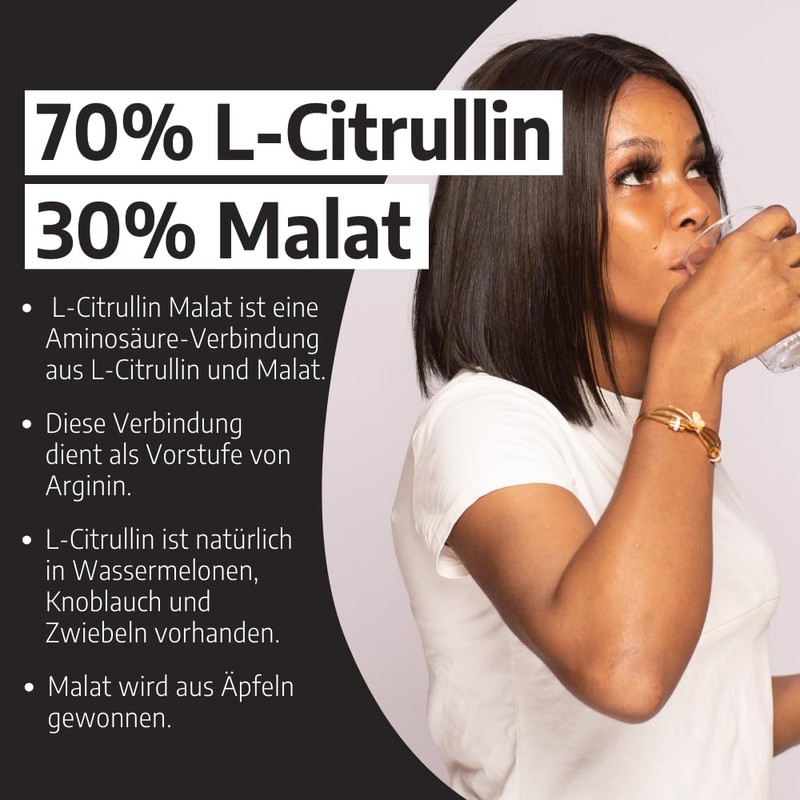 NUTRINAX L-Citrulline Malate 2:1 Powder, 500 g, Amino Acid from
