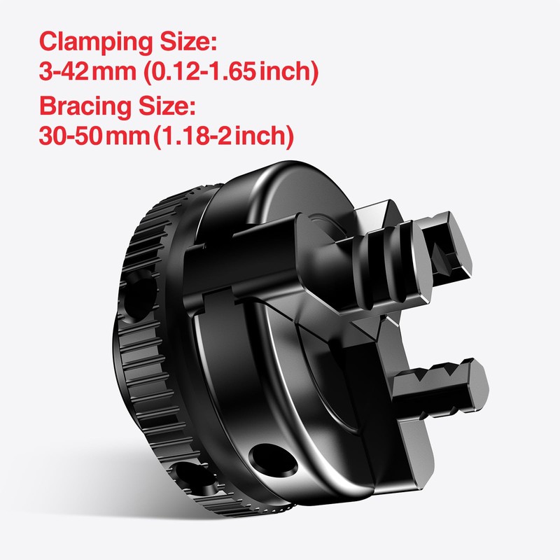 2 inch Mini 3-Jaw Self-center woodworking chuck. M18X1.5mm Thread and