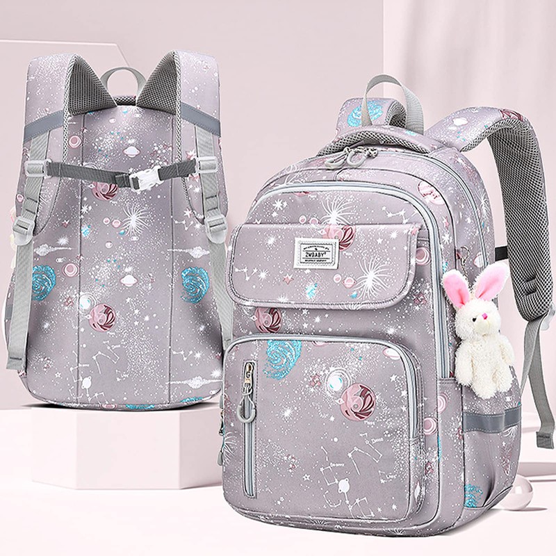 ZYUPHY School Backpack Girls Boys 3-6 Class Children's Backpack Primary