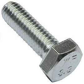 AERZETIX - C47303 - Set of 100 - Bolt Screws Hexagon Screws M6 x 20 - with Hexagonal Head - Diameter 6 x 20 mm - DIN 933 - Class 8.8 - Made of Galvanised Steel - DIY - Assembly Tool Hardware