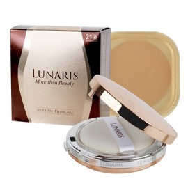 Lunaris (루나리스)루나리스 실키 핏 트윈케익 21호 라이트 베이지 (Lunaris) Lunaris Silky Fit Twincake No. 21 Light Beige