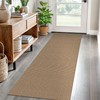 EARTHALL Woven Runner Rug 2x6 Ft Washable Runners for Hallways