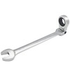 FOCMKEAS 1/4 Inch Flex-Head Ratcheting Combination Wrench SAE 72 Teeth