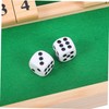SUPVOX Shut The Box Dice Game Wooden Board Math Game