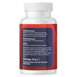 Saint Nutrition® Krillöl Kapseln – Antarctic Krill Oil - Hochdosiert mit Omega-3 EPA & DHA und natürlichem Astaxanthin – 1000mg - Für Herz, Gehirn, Augen & Gelenke – Nachhaltig gefangen