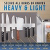 17" Premium Magnetic Knife Holder for Refrigerator (Double-Sided Heavy-Duty Magnets)