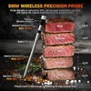Termómetro de carne inalámbrico con 2 sondas, termómetro digital Bluetooth