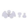 uxcell 10pcs Stem Bumper Glides Thread Cabinet Table Rubber Anti
