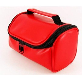 TGC ® Camera Case for Vivitar PZ 3140 with Carry Handle (Red Faux Leather)