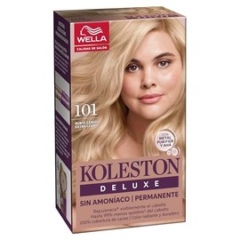 Koleston Deluxe Tinte Permanente Sin Amoniaco 101 Rubio Cenizo Extra Claro