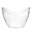 Plastic Drinks Pail Clear - Large Party Tub Drinks Cooler