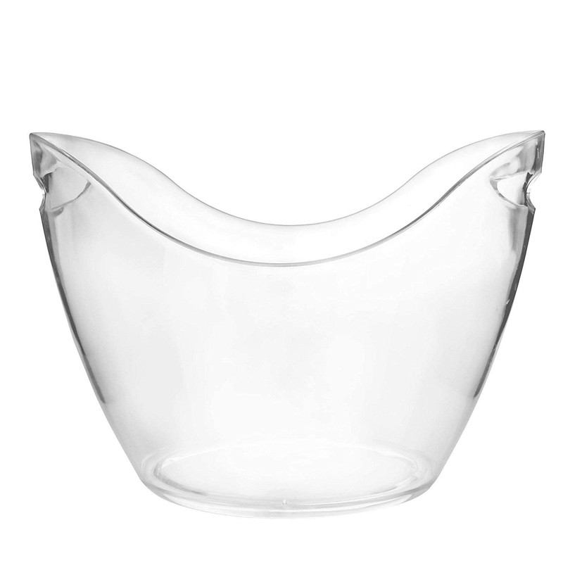 Plastic Drinks Pail Clear - Large Party Tub Drinks Cooler