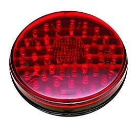 Kaper II L15-0049 Red 4" Round Stop/Turn/Tail LED Lamp