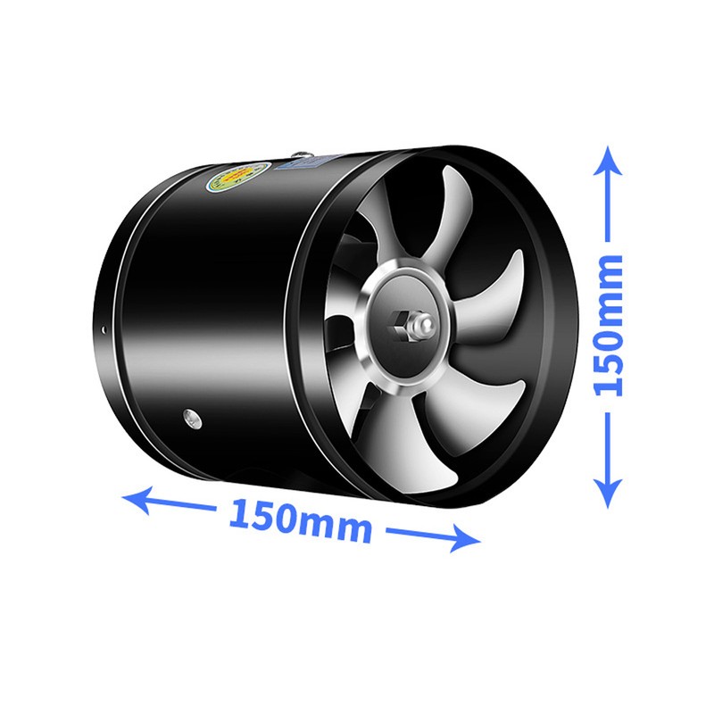 Round Inline Booster Duct Fan Exhaust Ventilation Fan with Low