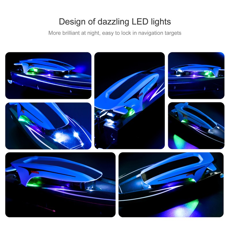 Remote Control Boat, 2.4G 20km/h High-speed Waterproof Remote Control Speed