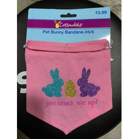 Cottondale pet Easter bunny bandana- XS/S